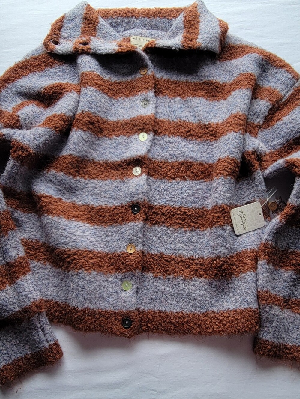 NWT Free People We The Free Button Cari Collection